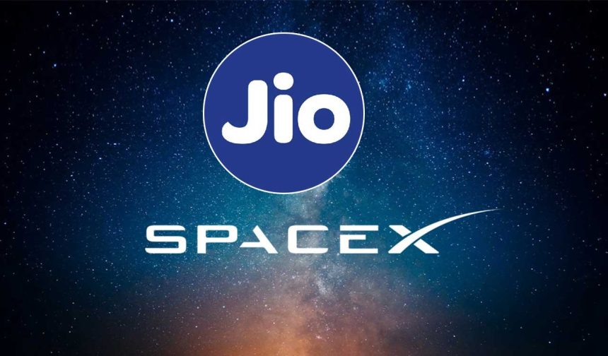 Reliance Jio joined hands with SpaceX for internet services.