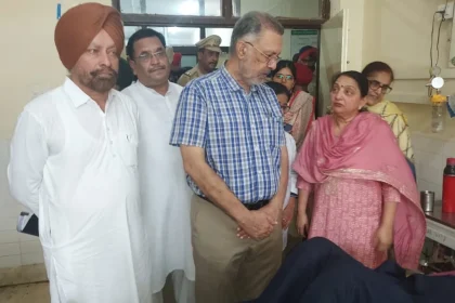 Punjab Health and Family Welfare Minister inspected the de-addiction centre.